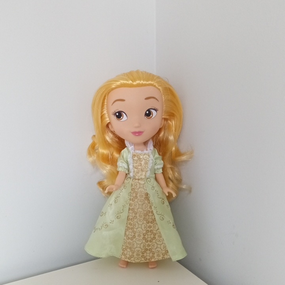 Fairy Tale Doll Blonde Hair Dress Kids Toy Princess Style Doll Gift